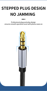 3.5mm High-Quality Aux Audio Cable for Cars Pure Copper Gold Plated Male to Male HIFI Headphone Speaker <strong>Computer</strong> Audio Cable - Product Image 5