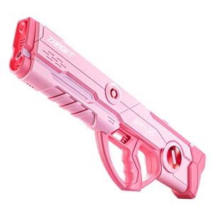 Pistola de Agua Eléctrica de Plástico RTS Fun Rosa y Azul, Automática, de Alta Presión, Potente, Juguete para Fiestas Acuáticas - Product Image 5