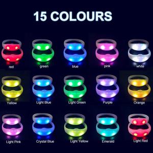 Bracelet LED en silicone avec logo personnalisé, activé par le son, télécommandé, contrôlé par DMX, pour événements et fêtes - Product Image 5