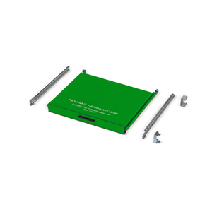 Fami Pull Out Shelf For Full Extension <b>Cabinets</b> 587x475 Mm Green Ral6011 <b>Tool</b> <b>Cabinet</b> Accessory - Product Image 3