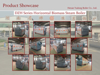 Chaudière à eau chaude compacte DZH à biomasse pour le chauffage de presses à chaud pour bois d'ingénierie, certifiée EAC CE ISO, grand stock disponible