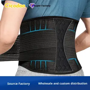 เข็มขัดพยุงเอวสำหรับออกกำลังกายแบบนีโอพรีนสำหรับ<span class=keywords><strong>ผู้ชาย</strong></span> ป้องกันการบิดตัว รองรับแรงกดท้อง สำหรับยกน้ำหนักและสควอท - Product Image 3