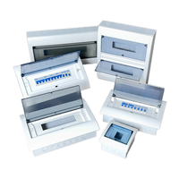 Boîtier de distribution électrique intérieur personnalisé à succès, en ABS/PC/métal, avec disjoncteur, protection IP30, 230V-380V, 18A-150A