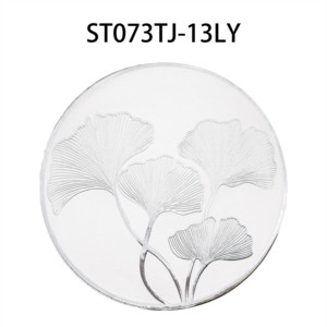 Napperons et sous-verres modernes en PVC vente en gros de tapis de table en cuir artificiel avec drain pour décorations de mariage et tapis de table bol - Product Image 2