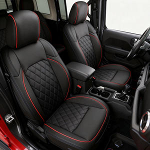 <span class=keywords><strong>Coprisedili</strong></span> Auto GANE Personalizzati in Pelle Nappa con Motivo a Diamante Completo Adatti per <span class=keywords><strong>Jeep</strong></span> Wrangler Grand <span class=keywords><strong>Cherokee</strong></span> - Product Image 2
