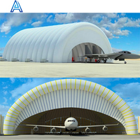Tente de maintenance gonflable pour avion, hélicoptère, abri, remise, de grande taille, durable, de haute qualité, pour l'extérieur