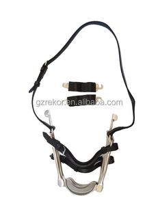 Spéculum dentaire équin de haute qualité ouvre-bouche de cheval Gags instrument vétérinaire avec plaques en cuir - Product Image 6