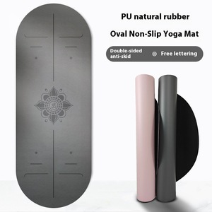 Tapete de Yoga Universal Fácil de Limpiar, Portátil, Ovalado, de 5 mm de Grosor, Resistente al Agua, Antideslizante, de PU y Goma, para Gimnasio, 183 cm, Regalo para el Día de la Madre - Product Image 3