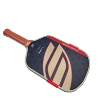 Raquette de pickleball transfrontalière en fibre de carbone T700, approuvée aux États-Unis, 41,8 cm, 16 mm d'épaisseur, 230 g, qualité professionnelle