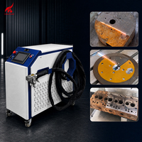 Machine de marquage et de nettoyage au laser à fibre industrielle CKMACHINE 3000W pour l'élimination de la rouille des moules métalliques, balayage large de 800 mm, refroidissement par eau