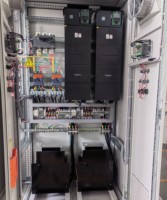 Panel de Control de Motor, Gabinete de Control de Inversor, Variador de Frecuencia, Gabinete Eléctrico de Doble Circuito y Doble Acceso