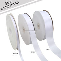 OKAY Factory Luxury 25mm Variété Couleurs Ruban de satin à face unique pour la fabrication d'arc et de bouquets de fleurs pour la Saint-Valentin