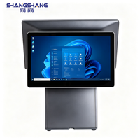 Terminal de point de vente intelligent pour petites entreprises, caisse enregistreuse tout-en-un, écran tactile double, système de point de vente Android T6