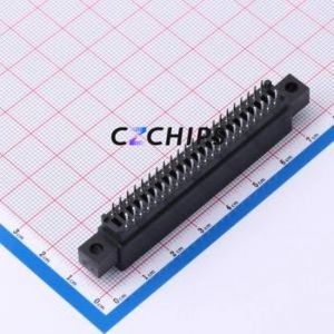 ED44MEBGFBK Gold Finger Connector Through hole Component (THT),P=2.54mm Connector EDGE SLOT 2.54mm 44P Through Hole - Product Image 2