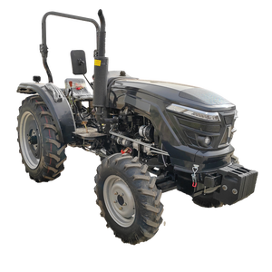 מכירה חמה טרקטור מיני דיזל 70/80/90/100 כוחות סוס 4X4 עם כף קדמית ומעדר אחורי לשימוש חקלאי - Product Image 5