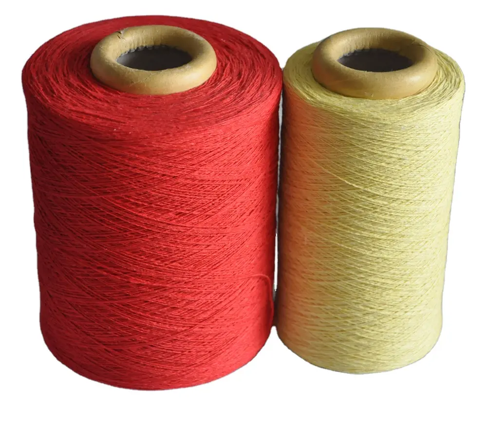 china manufacturer export brazil import color 4s Ne 8s 8s/2open end recycled cotton blended yarn for hammocks weaving