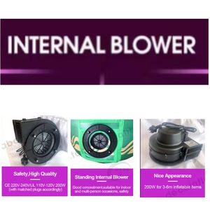 Farolas inflables con letras negras con luces LED para publicidad - Product Image 5