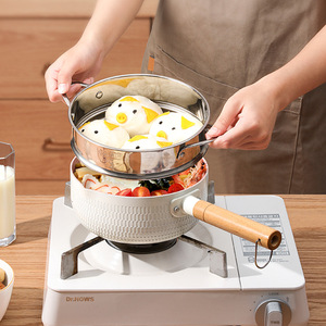 Stainless Steel <b>Steamer</b> 18 20 22 Cm For Buns Kitchen Utensil Matching Yukihira Pot - Product Image 2