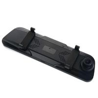Caméra de tableau de bord Zimtop Dual Cam FHD 1080P 10,0 pouces, streaming multimédia, rétroviseur de voiture, caméra de voiture