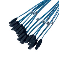 Serial ATA SATA 7 pines a 6x180 grados Serial ATA 7 pines SSD Cable de unidad de estado sólido