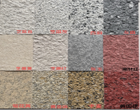 Panneau mural en porcelaine souple sablée et flammée, revêtement extérieur flexible pour la décoration de façades de villas et d'hôtels