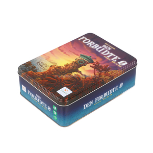 OEM Vente en gros Cartes postales en fer blanc de haute qualité Cartes à jouer imprimées avec logo personnalisé en étain Boîte en fer blanc pour enfants pour l'artisanat - Product Image 6