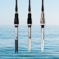 RK500-12A IoT Online Inline Electrode Probe Modbus Industrial pH Meter untuk Air Limbah Industri, Air Laut, Larutan Nutrisi, IP68