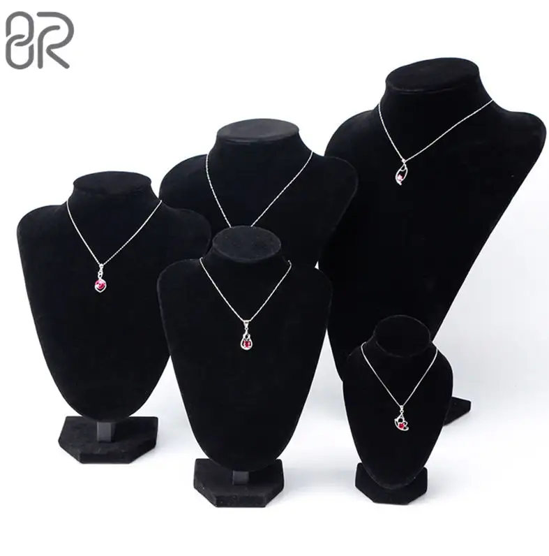 Portrait Neck Display Props Jewelry Display Stand Ornaments Pendant Necklace Model Neck Shelf Wholesale