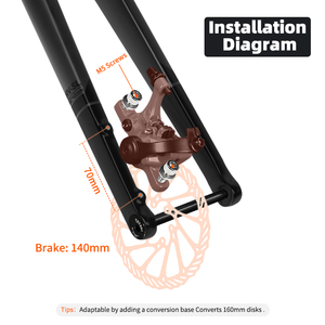 <span class=keywords><strong>Fourche</strong></span> en carbone TOSEEK All Road <span class=keywords><strong>Cyclocross</strong></span> 700C*45Cmm, axe traversant 12x100mm, montage plat conique, <span class=keywords><strong>disque</strong></span> léger pour gravel et endurance racing - Product Image 4