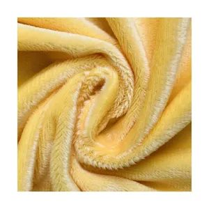 Wholesale Mochi Minky Fleece Toy Plush Velvet Velboa Fabric Furry Soft Hand Short Pile Super Soft Plush Fabric