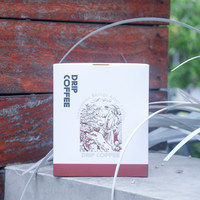Boîte d'emballage personnalisée pour café filtre, impression écologique, estampage à chaud, boîte d'emballage pour dosettes de café