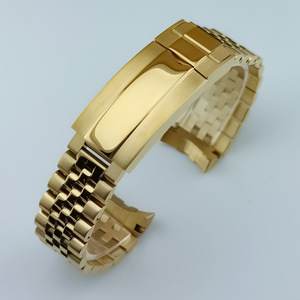 Bracelet de montre Jubilee à cinq maillons de 20 mm, maillons incurvés compatibles avec le boîtier GMT de 40,5 mm - Product Image 2