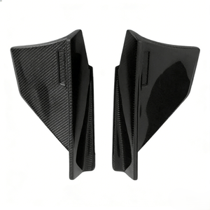 Diffuseurs latéraux de pare-chocs arrière en fibre de carbone style VEILSIDE pour Nissan GT-R R35 2017-2025, 2 pièces - Product Image 1