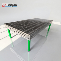 Nouvelle station de soudage 3D en fonte avec support magnétique, table de positionnement à angle réglable à 360°, surface usinée CNC, serrage stable