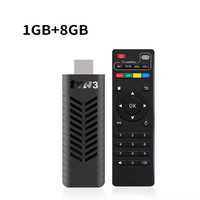 Prix discount d'usine Mortal TVR3 Android14.0 TV Stick Amlogic S905L Quad Core TVsticks 4K WiFi2.4G Streaming Media Player
