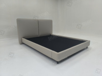 Sigma Mobilier haut de gamme pour chambre Luxe Cadre en bois Cuir véritable Lit Queen Size pour Hôtel