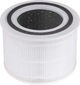 High efficiency H13True HEPA Activated Carbon Air Purifier Replacement Filter for LEVOIT Core 300 and Core 300S Purifier Core