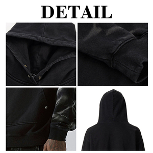 Sudadera con Capucha KingSen para Hombre, Algodón Lavado de Alto Gramaje, Mangas Tie-Dye, Ajuste Holgado, Estilo Urbano, Personalizable OEM, Venta al por Mayor - Product Image 6