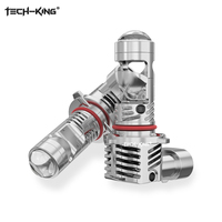 TECH-KING-Ampoules de phares anti-brouillard Plug-and-Play 1:1, 13V, 60W, 3570 CSP, mini projecteur LED, H4 H7, pour voiture