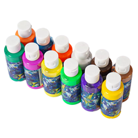 Peinture acrylique colorée de haute qualité, kit de peinture aquarelle pour enfants, peinture et dessin, vente en gros
