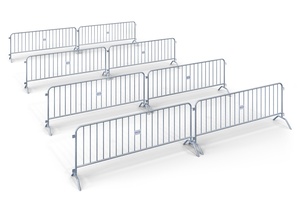 Barrière extérieure de contrôle de foule de concert de barrière de <span class=keywords><strong>barre</strong></span> <span class=keywords><strong>en</strong></span> acier durable - Product Image 2