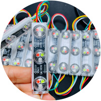 Boîte à lumière fenêtre décor sans conducteur 220v Led Module extérieur IP67 110v Led Light Module 3 puces RGBIC Smart Control Led Module