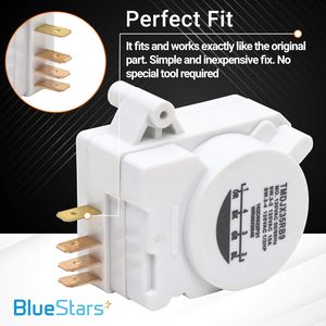 Temporizador de Descongelación para Refrigerador WR9X483, Repuesto de 120 VCA, 50/60 Hz, Plástico Blanco, Fácil Instalación, Garantía de por Vida - Product Image 5