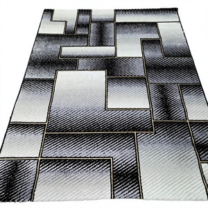 Tapis Adiva en polyester, tissé à la machine, moderne, en polypropylène, tapis turcs de haute qualité, poils abstraits, résistant aux taches, pour la maison - Product Image 1