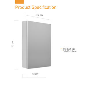<span class=keywords><strong>Meuble</strong></span> <span class=keywords><strong>de</strong></span> <span class=keywords><strong>salle</strong></span> <span class=keywords><strong>de</strong></span> <span class=keywords><strong>bain</strong></span> moderne en acier inoxydable 201 ou 304 bon marché avec portes doubles miroir accroche une armoire murale à miroir intelligente - Product Image 6