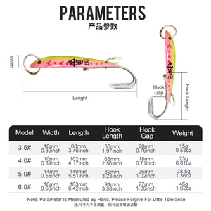 TEASER Nuovo Esca Artificiale da Traina <span class=keywords><strong>per</strong></span> <span class=keywords><strong>Mare</strong></span> 15g 23g 46g OEM, Esca Viva <span class=keywords><strong>per</strong></span> la <span class=keywords><strong>Pesca</strong></span> di Luccio, Carpa, Persico, Trota, Realizzata <span class=keywords><strong>in</strong></span> Acciaio Metallico - Product Image 2