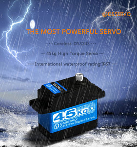 Factory Price Dsservo Waterproof DS3245 Coreless Steering High Speed 45kg RC Car Parts <b>Drone</b> Servos - Product Image 6