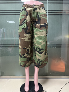 Nuovi Pantaloni Sportivi Casual da Donna Stile Streetwear, Pantaloni Larghi Camouflage per Ragazze - Product Image 2