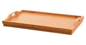 Vassoio da Letto in Bambù con Gambe Pieghevoli, Tavolino per Colazione sul <span class=keywords><strong>Divano</strong></span>, Scrivania per Laptop, Vassoio per Snack - Product Image 1