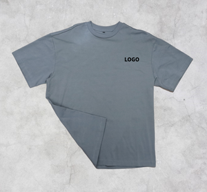 T-shirts Homme Oversize Respirants à Col Rond et Manches Courtes – Tissu Mélange Polyester/Coton 210g, Motif Sérigraphié, Option Vierge - Product Image 3